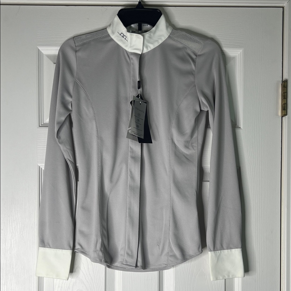 Women's Gray Long Sleeve Top